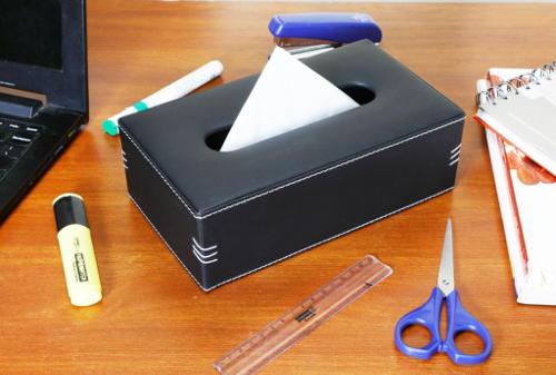 Leather Tissue Boxes
